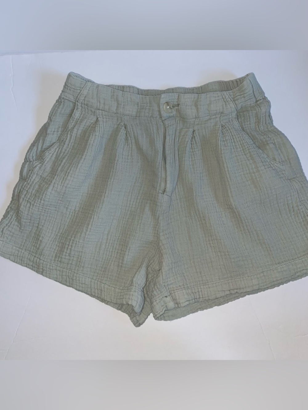 Thread & Supply 100% Cotton Sage Green Laira Women’s Shorts - Picture 5 of 8